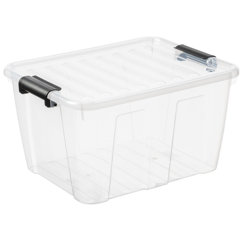 Opbergbox HOME BOX, 30 liter, transparant